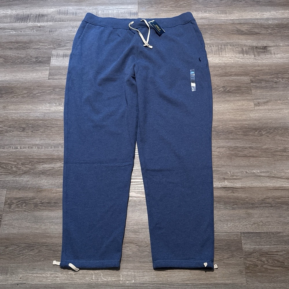 NEW Polo Ralph Lauren Men's Size 3XLT Blue Athletic Fleece Sweat Pants 3XL TALL